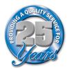 25 year logo